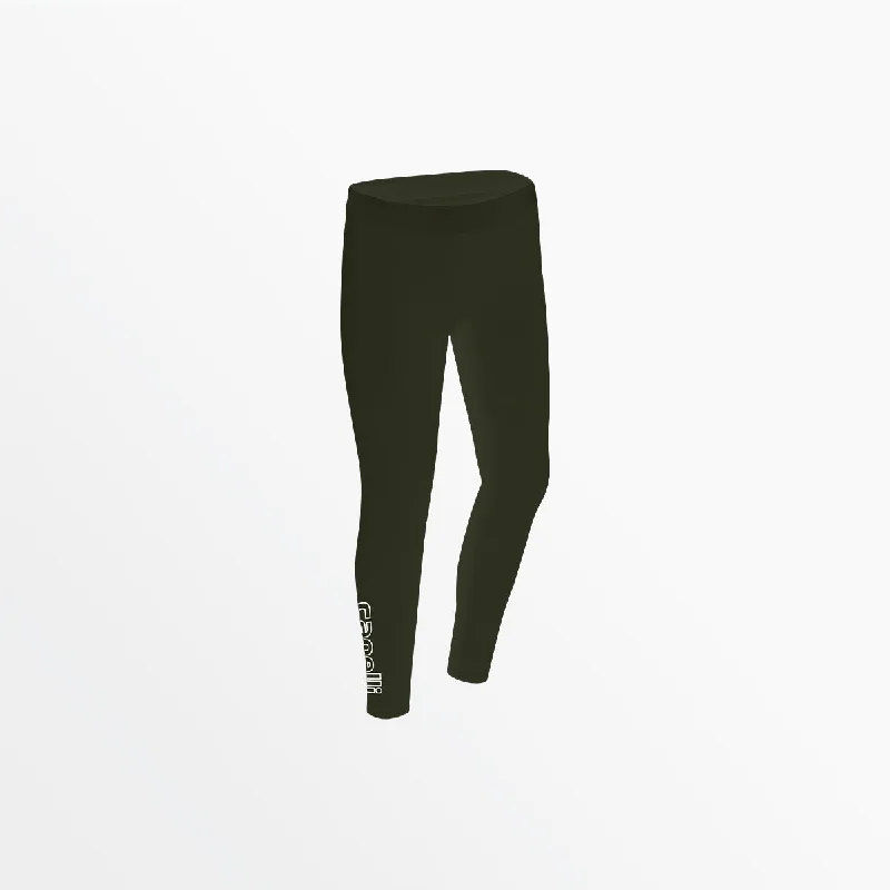 WOMEN'S MID RISE LOGO COTTON LEGGINGS